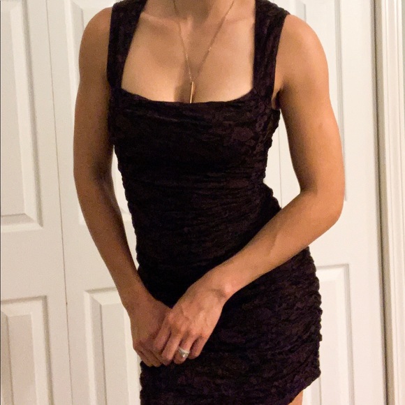 Free People Dresses & Skirts - Free People Maroon Ruched Rose Dress-Small-B3